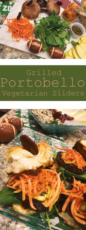 Grilled Vegetarian Sliders: Portobello Mushroom Style