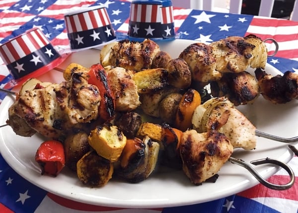 The 4th, Grills, and this Chicken Kebab Recipe: Want S’More?
