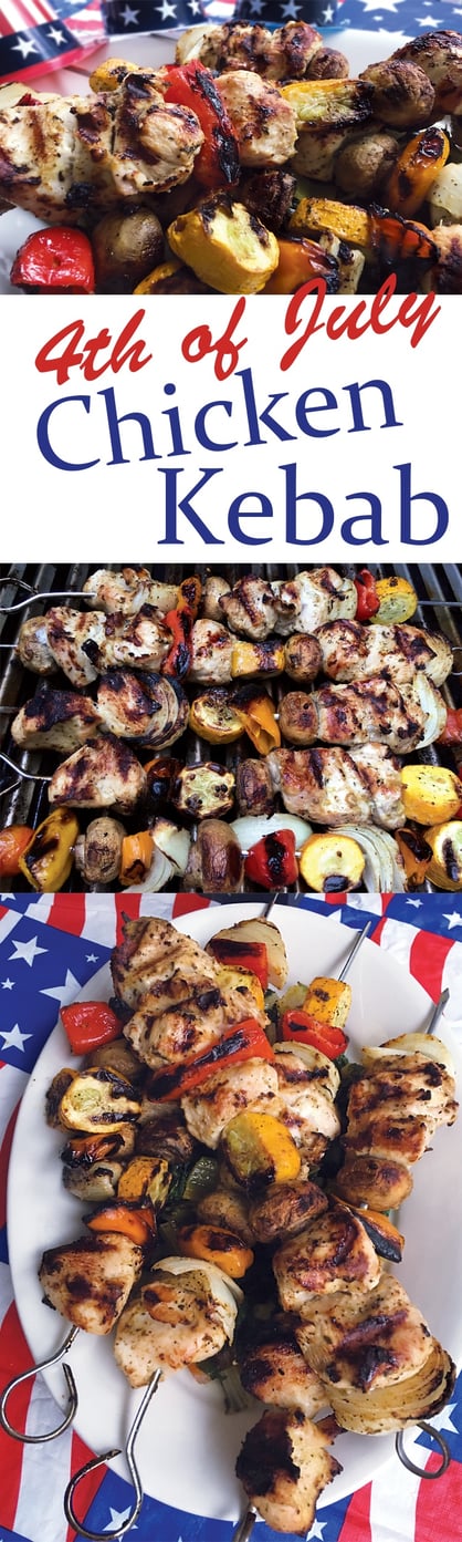 The 4th, Grills, and this Chicken Kebab Recipe: Want S’More?