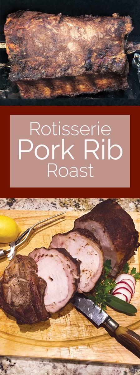 How to Make a Rotisserie Pork Rib Roast in your Backyard