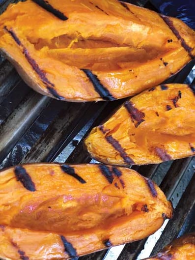 Grilled Sweet Potatoes Supporting a Healthy and Tasty Diet