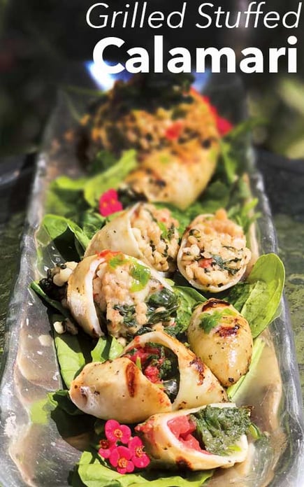Grilled Stuffed Calamari: From Grecian Seas to Your Table
