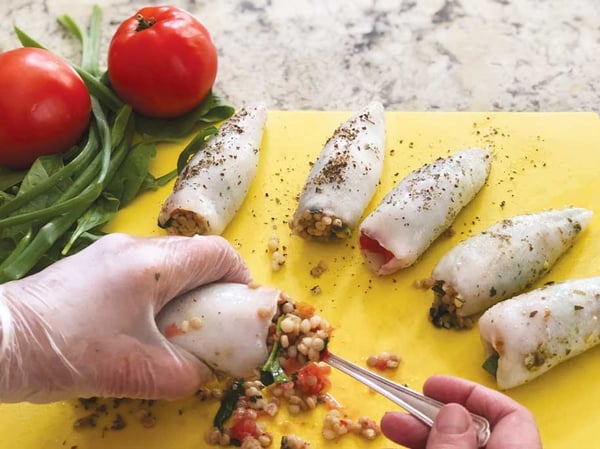 Grilled Stuffed Calamari: From Grecian Seas to Your Table